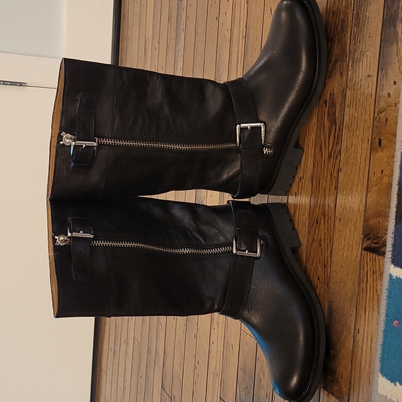 Coach Gracey motorcycle boots